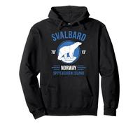 Svalbard Spitzbergen Polar Bear Longyearbyen Norway Polar Bear Pullover Hoodie