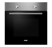 Svan Horno Multifunción Básico Inox SH4701EX. Capacidad 75 Litros, 2100W, 4 Programas, Interior Esmaltado, Fácil Limpieza, Eficiencia Energética Clase A