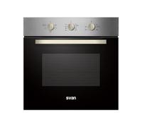 Svan Horno Multifunción Básico Inox SHM4700EX. Capacidad 70 Litros, 2100W, 5 Programas, Interior Esmaltado, Fácil Limpieza, Eficiencia Energética Clase A