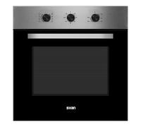 Svan Horno Multifunción con Ventilador Inox SHM86500X. Capacidad 65 Litros, 3000W, 8 Programas, Interior Esmaltado, Fácil Limpieza, Eficiencia Energética Clase A