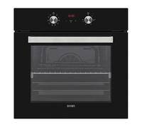 Svan Horno MultifunciónCon Ventilador Cristal negro SHM10700DCN. Capacidad 69 Litros, 1200W, 10 Programas, Interior Esmaltado, Fácil Limpieza, Eficiencia Energética Clase A
