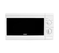 Svan Microondas 20 Litros Básico Blanco SMW2700. 700W, 5 Programas, Modo Descongelación, Revestimiento Interior, Fácil Limpieza, Temporizador 35min.