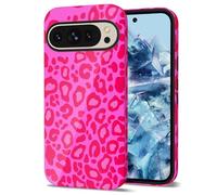 Svanove Cheetah Print Phone Case for Google Pixel 8 Pro Case Girly, Cute Leopard Case for Women, Luxury Trendy Retro Cool Animal Print Design, Aesthetic Pattern Hard Shell Plastic Cover, Neon Hot Pink