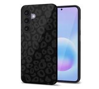 Svanove Cheetah Print Phone Case for Samsung Galaxy A57 5G Case Girly, Cute Leopard Case for Women, Luxury Trendy Retro Animal Print Design, Aesthetic Pattern Y2k Slim Hard Shell Plastic Cover, Black