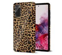 Svanove Cheetah Print Phone Case for Samsung Galaxy S20 FE Case Girly, Cute Leopard Case for Women, Luxury Trendy Retro Cool Animal Print Design, Aesthetic Pattern Hard Shell Plastic Cover, Brown Fall