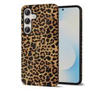 Svanove Cheetah Print Phone Case for Samsung Galaxy S25 FE Case Girly, Cute Leopard Case for Women, Luxury Trendy Retro Cool Animal Print Design, Aesthetic Pattern Hard Shell Plastic Cover, Brown Fall