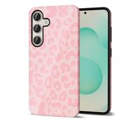 Svanove Cheetah Print Phone Case for Samsung Galaxy S25 Plus Girly, Cute Leopard Case for Women, Luxury Trendy Retro Cool Animal Print Design, Aesthetic Pattern Hard Shell Plastic Cover, Pink