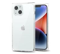 Svanove for iPhone 14 Plus Clear Case Square Rectangle Edge, Aesthetic Trendy Girly Transparent Silicone Rubber Phone Case for Women, Thin Slim TPU Bumper Protective Cover, Clear