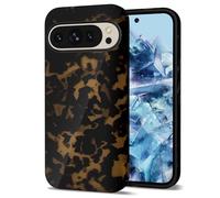 Svanove Tortoise Shell Phone Case for Google Pixel 8 Pro Case Girly, Cute Tortoise Case for Women, Luxury Trendy Retro Amber Pattern Animal Print Design, Aesthetic Y2k Turtle Hard Shell Plastic Cover