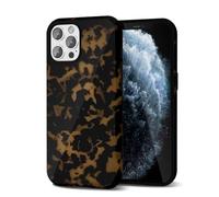 Svanove Tortoise Shell Phone Case for iPhone 11 Pro, Girly Cute Tortoise Case for Women, Luxury Trendy Retro Amber Pattern Animal Print Design, Aesthetic Y2k Slim Turtle Hard Shell Plastic Cover