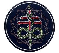 Svart Crown Patch Embroidered Badge Iron On Sew On Emblem