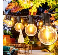 Svater Outdoor String Lights Main Powered 60M Linkable Festoon Lights