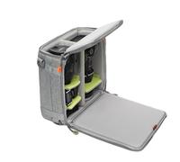 svatin Camera Insert Bag,Shockproof &Pressure-proof Dual Opening Padded Camera Lens Cube Case Backpack,Digital DSLR SLR Mirrorless Cameras Storage for Canon,Nikon,Sony,Panasonic(XS Gray)
