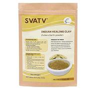 SVATV Fullers Earth Powder | Multani Mitti | Indian Healing Clay | Deep Skin Pore Purifying Face Mask Skin care & Dirt Remover - Natural Face Pack 227g