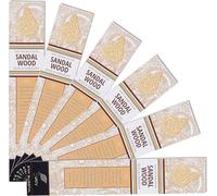 SVATV Herbal & Ancient Method Sandalwood Incense Stick with pack of 6 Incense for Meditation, Yoga, Spiritual, Aromatherapy Energy Cleansing & Calm Down The Mind - 15g x 6 incense | 90g | 3.17oz
