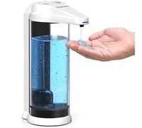 SVAVO Automatic Soap Dispenser, 500ml/17OZ, 8 Levels Volume Control, Dish Soap Pump Touchless Hand Sanitizer Dispenser for Kids Bathroom Kitchen Commercial, White