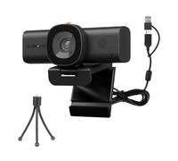 SVBONY 2K Webcam for PC, Computer Camera with Low-Light 3D Noise Reduction&Dual AI-Noise Canceling Mics, Web Cam with Privacy Cover, USB A-to-C, Plug&Play PC Camera for Video Calling,Teams,Streaming