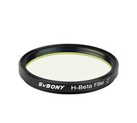 SVBONY SV132 Telescope Filter, 2 inches H-Beta Narrowband Filter, 25nm Visual Nebulosity Eyepiece Filter, for Horsehead Nebula California and Cocoon Nebulae in Dark Skies
