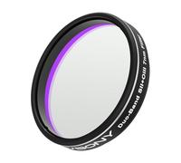Svbony SV220 Telescope Filter, SII & OIII, 7nm Dual-Band 1.25" Nebula Filter, 88% Peak Transmission with OD5 Cut-Off Depth Telescope Accessory, Reduce Light Pollution, for Imaging emission Nebulae