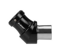 Svbony SV222 Diagonal Adapter, 1.25" Zenith Mirror 45° Metal Erecting Diagonal Prism with Brass Press Ring Telescope Accessories for Astronomical Observations