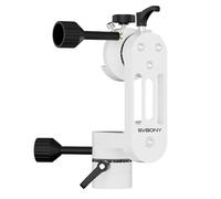 SVBONY SV225 Mini Alt-Azimuth Mount, Adjustable Telescope Alt-Azimuth Mount, No Return No Empty Travel Design, CNC Hollow Structure, Lightweight and Portable Altazimuth for Astronomy Beginners