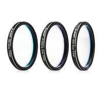 Svbony SV227 2" Narrow-Band Filter Kit, OIII-CCD H-Alpha SII-CCD 5nm Narrow-Band Filter Reduce Light Pollution, 3Pcs Telescope Deep Sky Filter Set, for Nebula Observation Astrophotography