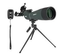 SVBONY SV28 20-60x80 Spotting Scope for Target Shooting with SA411 Remote Shutter, Long Range Spotter Scope with Phone Adapter and Tripod, HD Scope for Bird Watching, Wildlife Observation