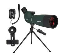 Svbony SV28PLUS Spotting Scope for Target Shooting, 25-75x70mm BAK4 A5 Wine Red FMC Coating Lens, Spotting Scopes with Digiscoping Adapter Tripod Bag, for Birdwatching Wildlife Archery Astronomy