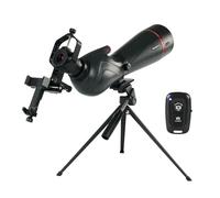 Svbony SV406 20-60x80mm Spotting Scope with Phone Adapter, HD FMC BAK4, Dual Focus, 1.25'' Removable Eyepiece, IPX7 Waterproof, with Tripod, Bag Spotter Scope for Bird Watching, Wildlife, Landscape