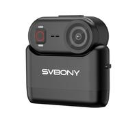 SVBONY SVGo M3 4K POV Action Camera, 43g Ultra-Light Mini Body Cam, 4K/30fps Built-in 64G, IP68 Waterproof 10m, 300+ Min Battery Life with Charging Case, 6-Axis Stabilisation, WiFi App Control