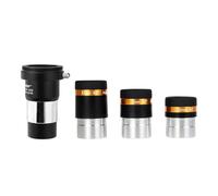 Svbony Telescope Eyepiece Set with Barlow Lens 2x, Planetary Eyepiece Kit 4mm 10mm 23mm 62 Degree Wide Angle and Metal Barlow, 1.25 Inches FMC Telescope Lens for Moon Planetary Deep Sky Observation