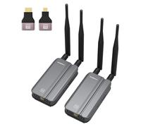 SVBONY TransAir3 Wireless HDMI Transmitter and Receiver, Wireless HDMI Extender 5G 1080P/60FPS 300m Range, App Monitoring, 0.06s Latency, 1RX to 4TXs, IR Remote,for Laptop TV Projector Home Office