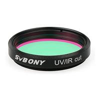 Svbony UV/IR Cut Filter Telescope Filters 1.25" Multi Coating Reduce Light Pollution, Telescope Accessories for Moon Planets Nebula Astronomical Observation Photography Color CMOS and CCD Cameras