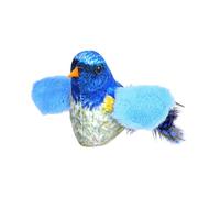 SVCEQZE 2Piece Interactive Bird Toy For Cats, Automatic Cat Bird Toy, Simulation Flying Birds Cat Toys, Realistic Plush Simulation Chirping Bird Cat Toy, Funny Chirping Bird Interactive Toys, 14x5.5cm