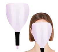 SVCEQZE 32.5cm Hairdressing Bangs Baffle, Transparent Face M-ask Sh-ields Hair Styling Tools, Professional Face Visor Hair Tool, Hairspray M-asks Curved Hair Spray Sh-ields,Hairdressing Eyes Protector