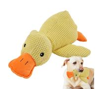 SVCEQZE Anti Stress Duck Dog Toy, 45x12x38cm Plush Squeaky Duck Dog Toy, Squeaky Chew Toys, For Dogs, Ducks Chew Toys For Dogs, Soft Stuffed Plush Mellow Calming Pillow For Puppy Medium