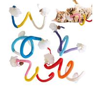 SVCEQZE Chew Toys for Cats | Interactive Teething Rope Toys - Indoor Cats Cute Rope Toys, Soft Chewing Toys for Freshen Breath, Teething, Exercise