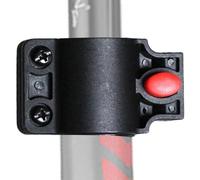 SVCEQZE Cycle Lock Holder Clip, Brass, 6.5x3.5cm, U Lock Fixed Mount Support Bracket, Bike Lock Mounting Bracket Holder