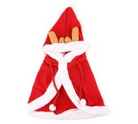 SVCEQZE Dog Cape Fancy Dress | Cute Soft Antlers for Puppies and Kittens - Cat Hooded Cape | For Puppies Kittens for Indoor and Outdoor Use at Events Holidays Parties Winter Festivals