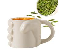 SVCEQZE Funny Mugs | Ceramic Mug for Coffee - Ceramic Reusable Drinking Vessel Water Glass for Desk Decoration Home Camping Country House Style Restaurant
