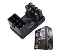 SVCEQZE Graphics Card Connector for Laptop - Supply Connector 6/8 Pin - Angled Adapter 8 Pin Connector, Steering Connector 180 Degree for Desktop PC Graphics Card