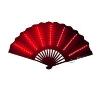 SVCEQZE Light Up Rav-e Fan, Handheld Folding Fans, Led Ra-v-e Fa-n, E Hand, Handheld -e, Portable -e Accessories, Multipurpose Folding For Performances, Belly Dancing