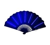 SVCEQZE Light Up Rav-e Fan, Handheld Folding Fans, Led Ra-v-e Fa-n, E Hand, Handheld -e, Portable -e Accessories, Multipurpose Folding For Performances, Belly Dancing