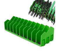 SVCEQZE Plier Organizer, 25.4x6.6x8.9cm Pliers Rack, Pliers Cutters Organizer, 10-Slot Plier Holder, Set Storage Rack With Non-slip Rubber Base, Tool Drawer Toolbox And Storage