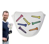 SVCEQZE Putter Cover | Waterproof Magnetic Golf Club Head Covers,Wear-Resistant Portable Golfing Gear Protective Headcover for Men Athlete Daily Training Course