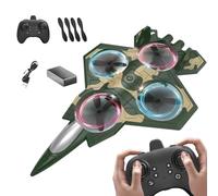 SVCEQZE Remote Control Airplane - Beginner RC Plane Fighter Drone | Aerobatic Aircraft Stunt Roll Fighter Boy Toys for Beginners Adults Kids Outdoor Games Yard Park Playground