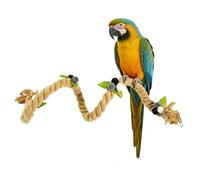 SVCEQZE Rope Perches for Bird Cages | Climbing Stand Biting Game - Cockatiel Rope Perch | for Break Parakeet Lovebird Cage Accessories Decoration Boredom Stress Leg Muscle