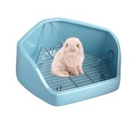 SVCEQZE Small Animal Litter Box - Cage Litter Box Small Animal Toilet Pan | Indoor Small Pet Litter Pan Removable Wire Toilet Animal Potty Trainer for Bunny, Chinchilla