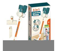 SVCEQZE Vacuum Cleaner Toy, 74/28cm Cordless Vacuum Cleaner Wall Hanging Toy, Vacuums Toys, Kids Cleaning Toys Set, Realistic Working Powered Interactive Parent-child Bonding Cleaning Set Gift