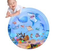 SVCEQZE Water Sensory Mat - Large Water Mat for Babies | Inflatable Visual Stimulation Activity Center Inflatable Portable Water Playmat for Boy Or Girl, Promotes Motor Development